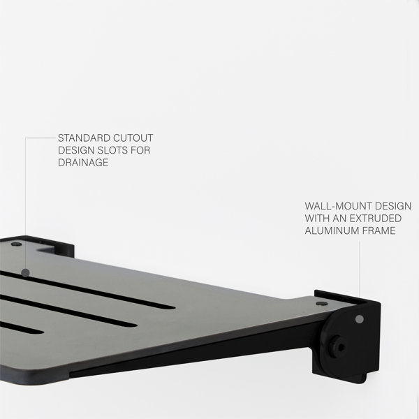 Seachrome SlimLine Folding Shower Bench Seat Wayfair